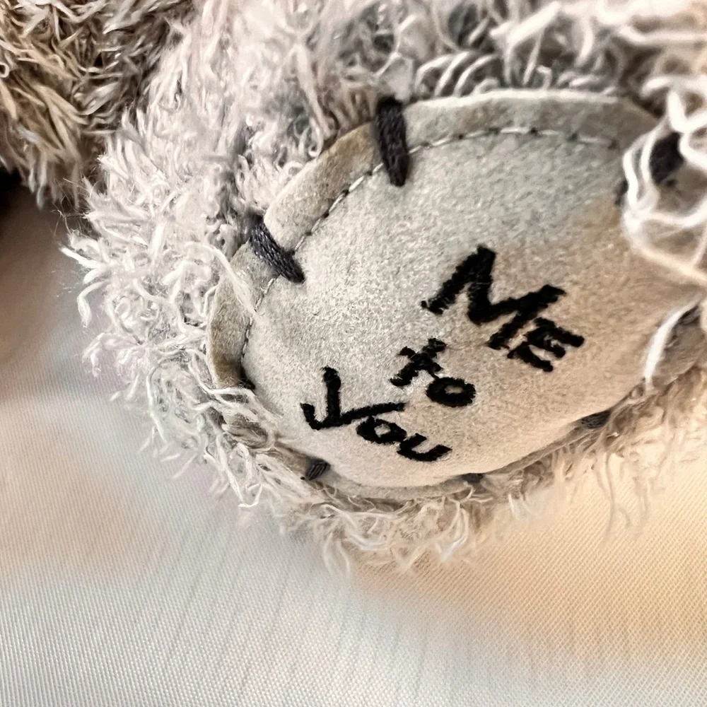 Tatty Teddy Plush Me to You Grey Love Bear holding Red Heart Ring box with tag